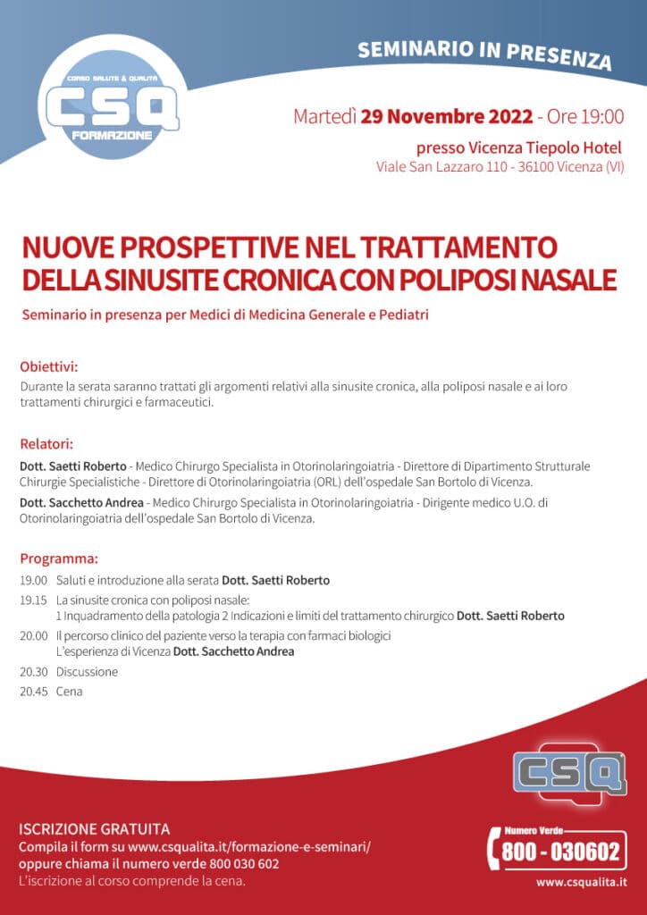 Nuove Prospettive Nel Trattamento Della Sinusite Cronica Con Poliposi Nasale