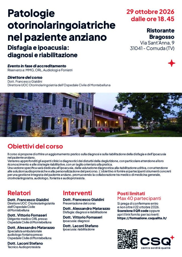 Apparecchi acustici - 12 Patologie Otorinolaringoiatriche Nel Paziente Anziano